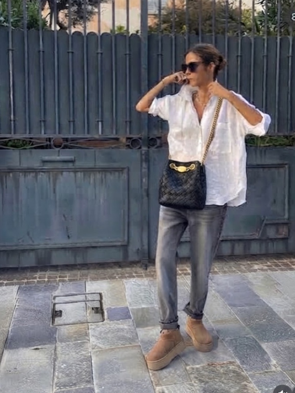 JW PEI Yara Hand-Woven Bucket Handbag